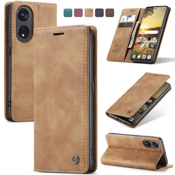 Oppo Reno 8T Series CaseMe Leather Flip Cover with Wallet Slots - Image 6