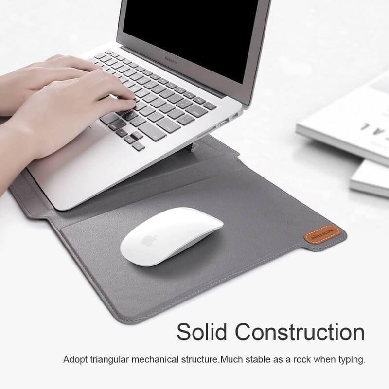 Nillkin OEM 3 in 1 Multifunctional Versatile Laptop Sleeve 14" 16" Laptop Stand Adjustable, Computer Shock Resistant Bag with Mouse Pad - Image 6