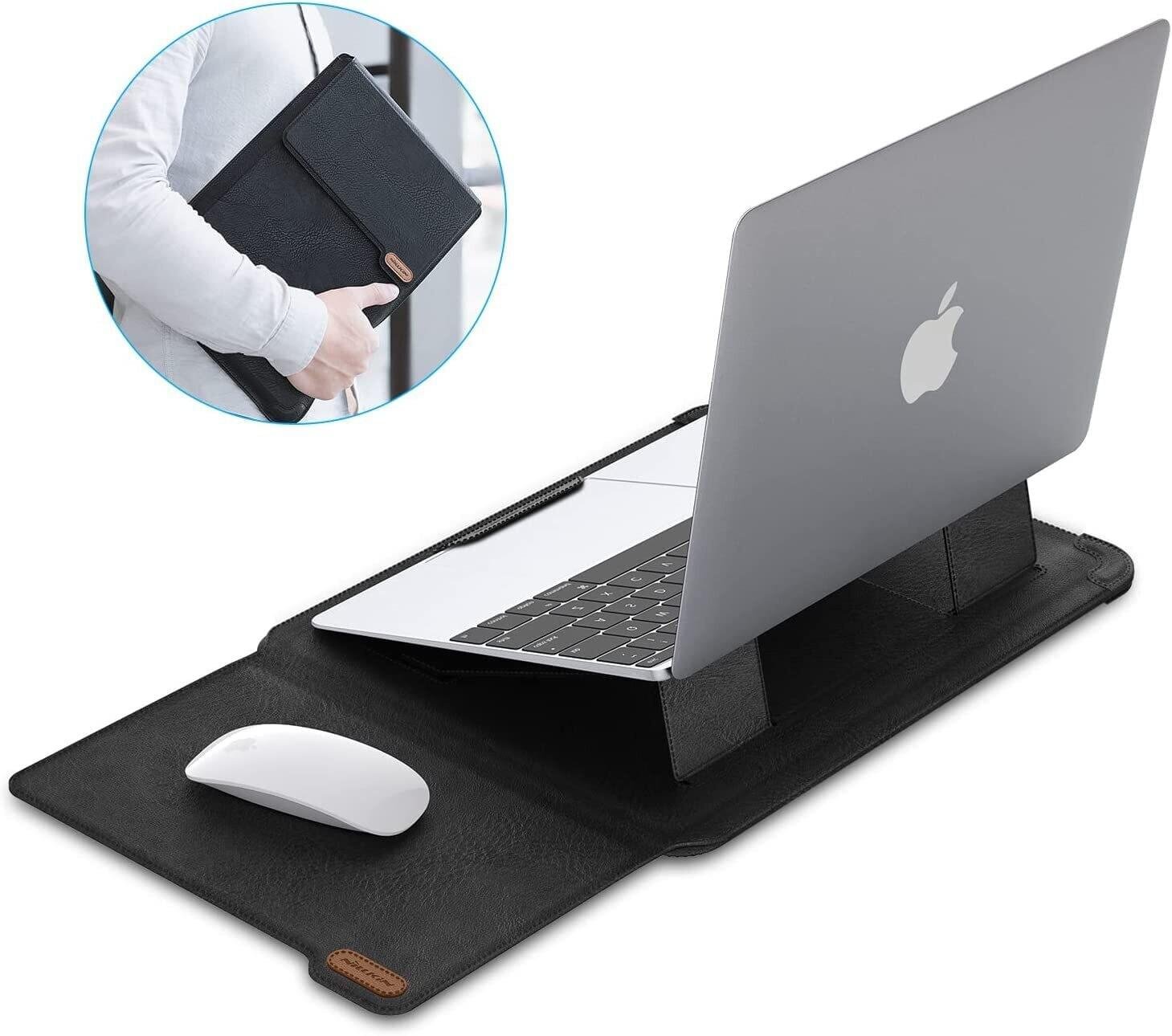Nillkin OEM 3 in 1 Multifunctional Versatile Laptop Sleeve 14" 16" Laptop Stand Adjustable, Computer Shock Resistant Bag with Mouse Pad - Image 3