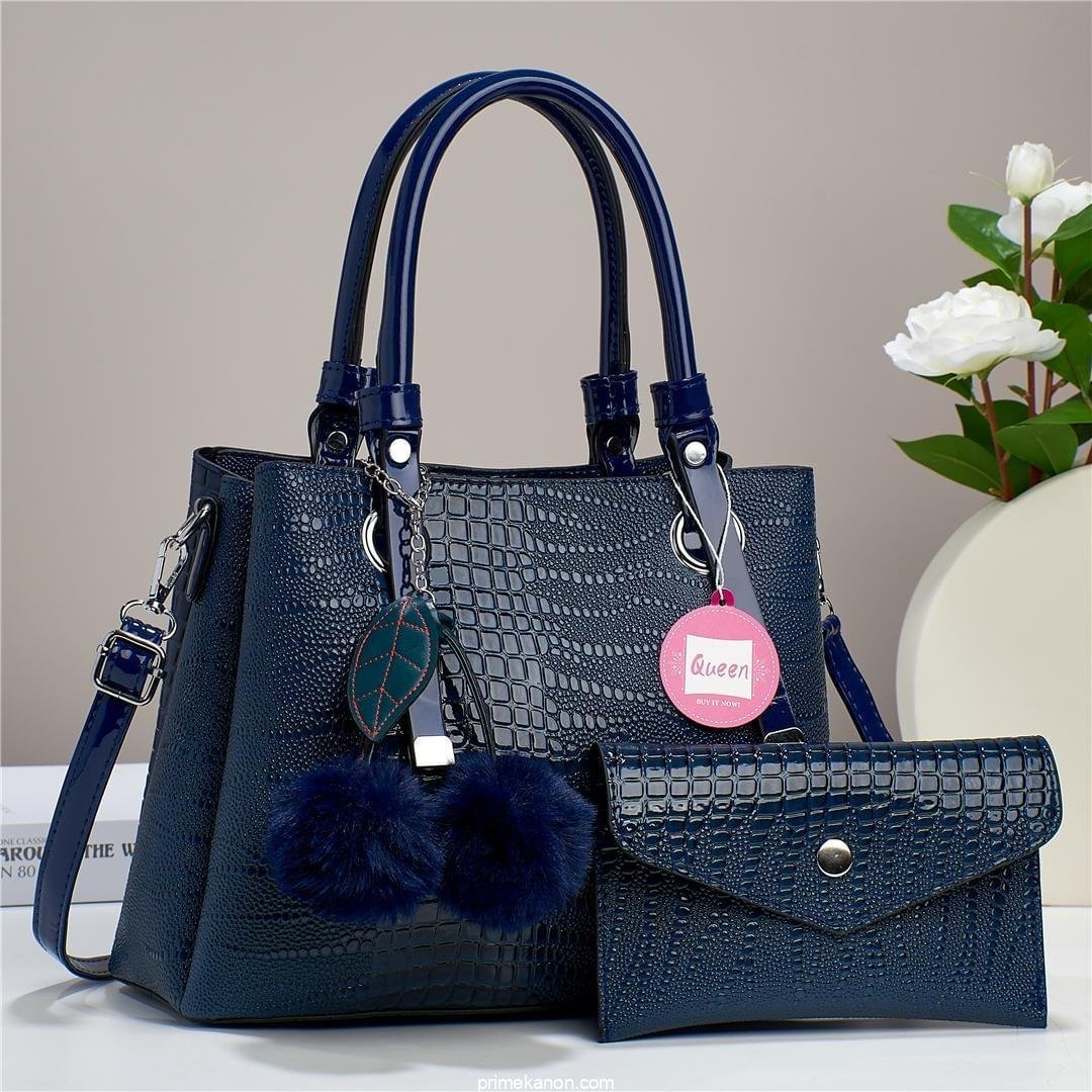 Croc Alligator 2 in 1 Fashion Satchel Taupe Premium Trendy Classic Crossbody Shoulder Leather Versatile Bag - Image 7