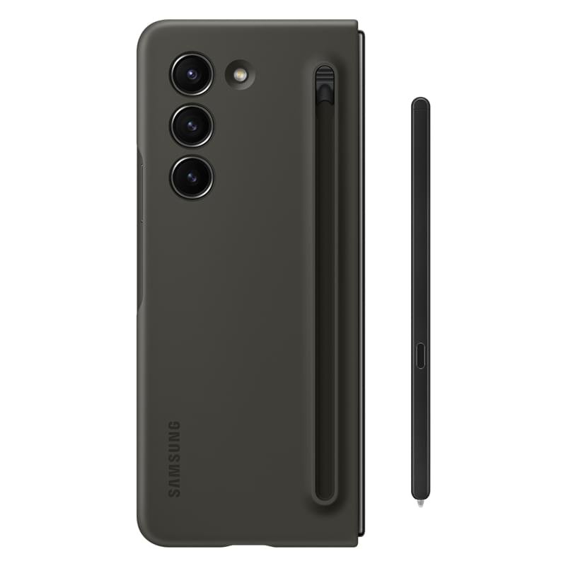 Original Samsung Galaxy Z Fold 5 5G With S Pen Silicone Case Standing Cover For Galaxy Z Fold 5 Phone Cases - Image 9