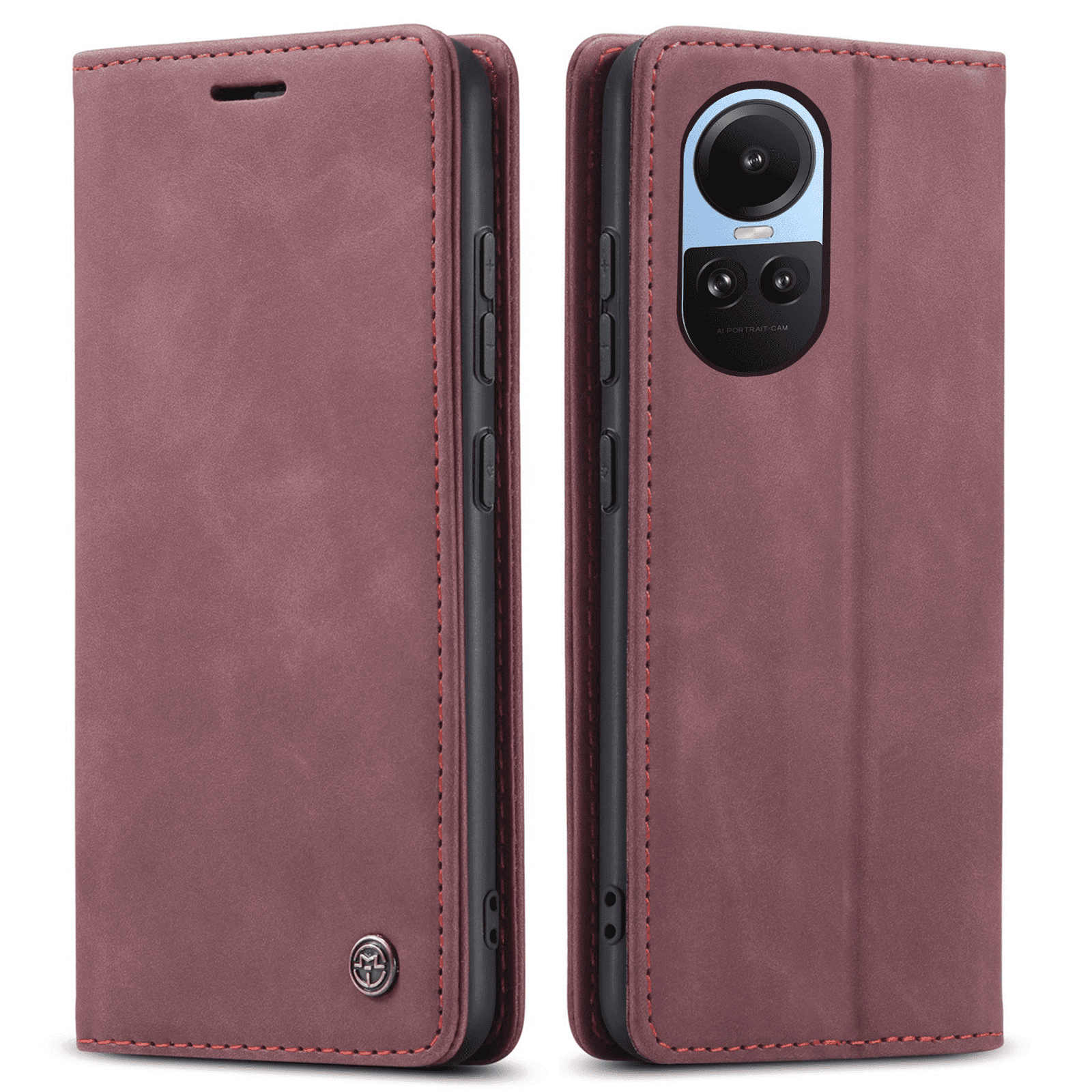 Oppo Reno 10 5G Series Premium Quality CaseMe Leather Flip Cover - Image 15