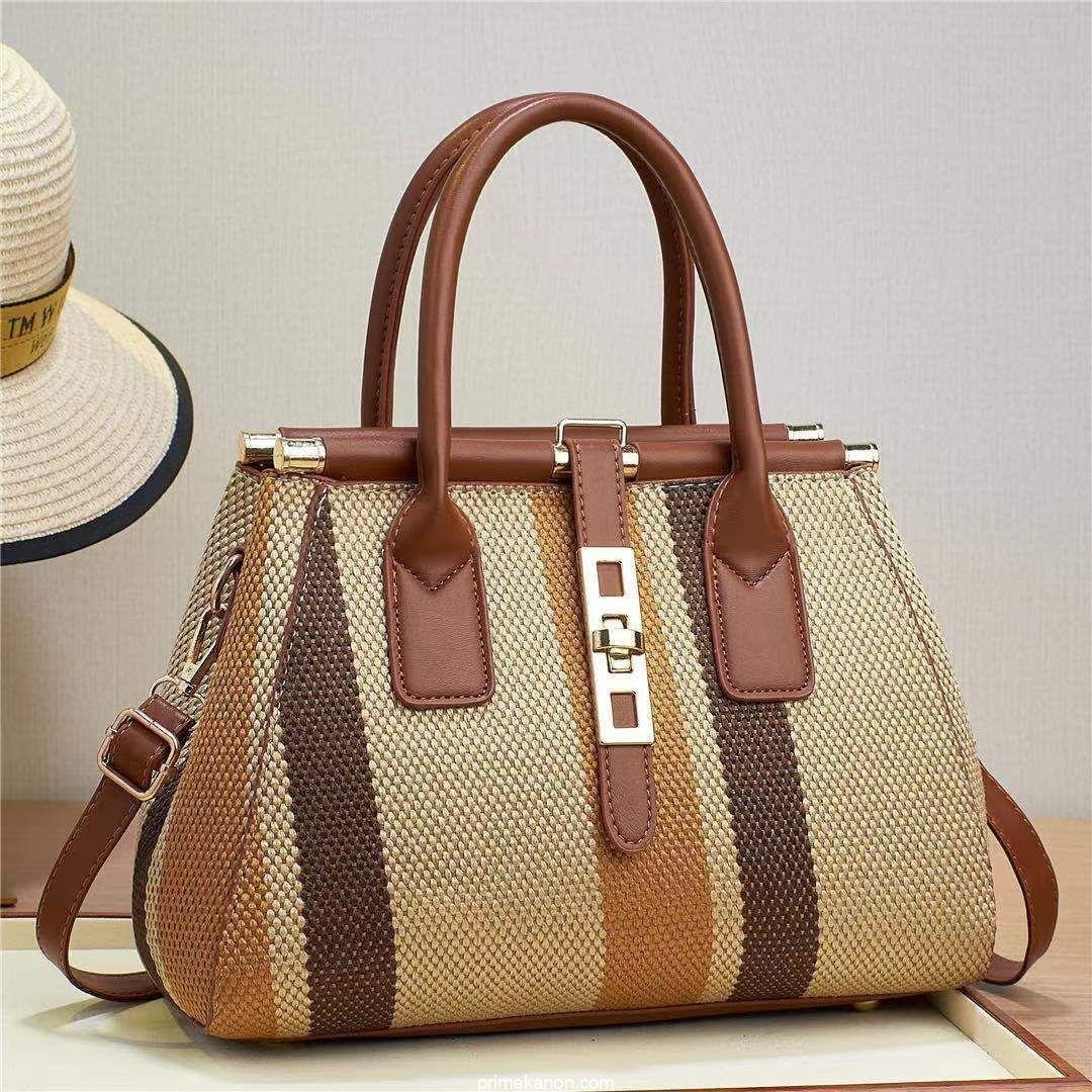 Molodo Crossbody Bags for Women Stylish Satchel Handbag Canvas Tote Bag for Work Travel 2023 - Image 5