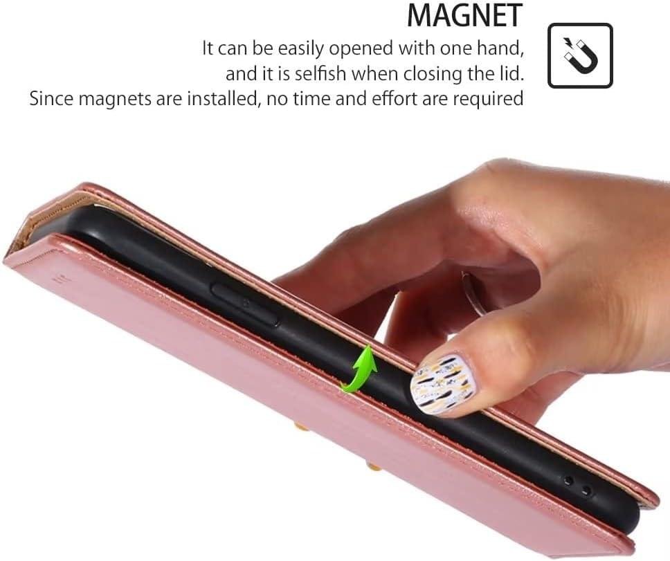 Oppo Reno 10/ Reno 10 Pro Magnetic Wallet Leather Case with Stand and Card Slots Cover - Image 10