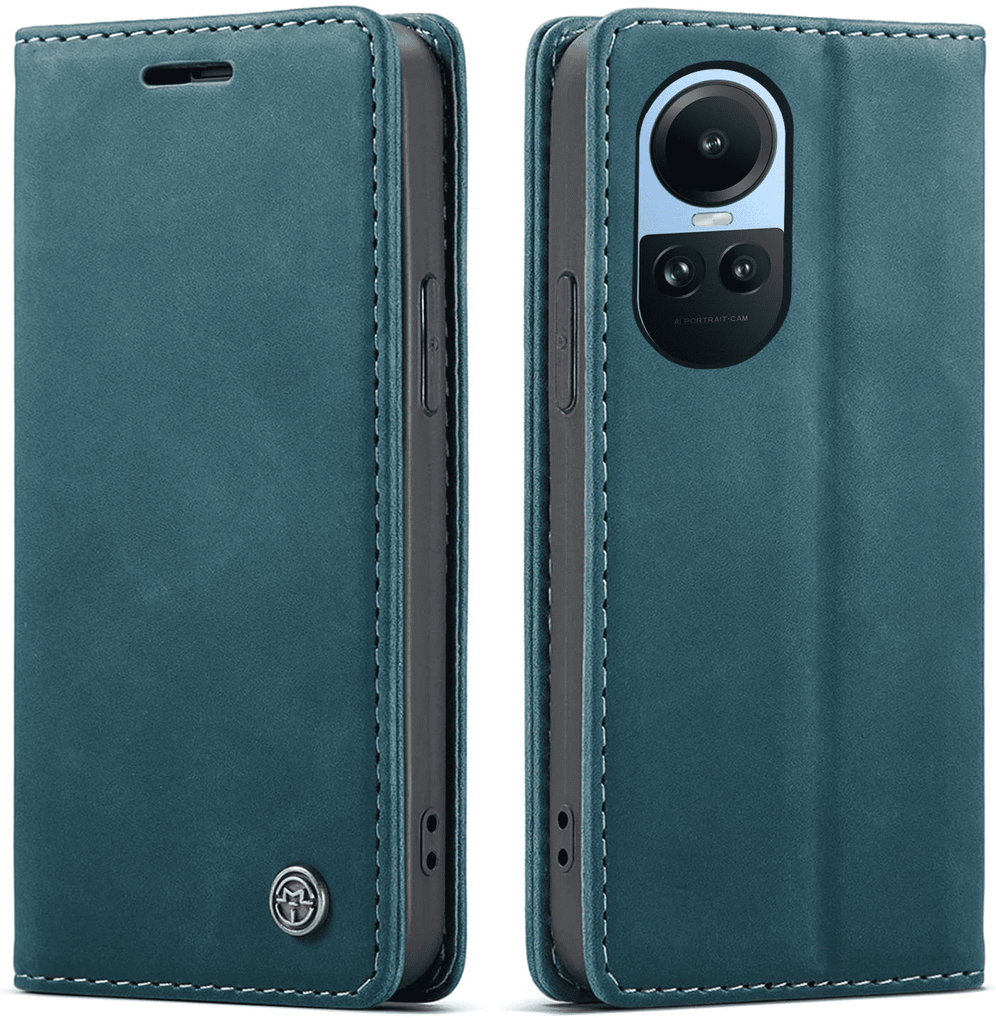 Oppo Reno 10 5G Series Premium Quality CaseMe Leather Flip Cover - Image 18