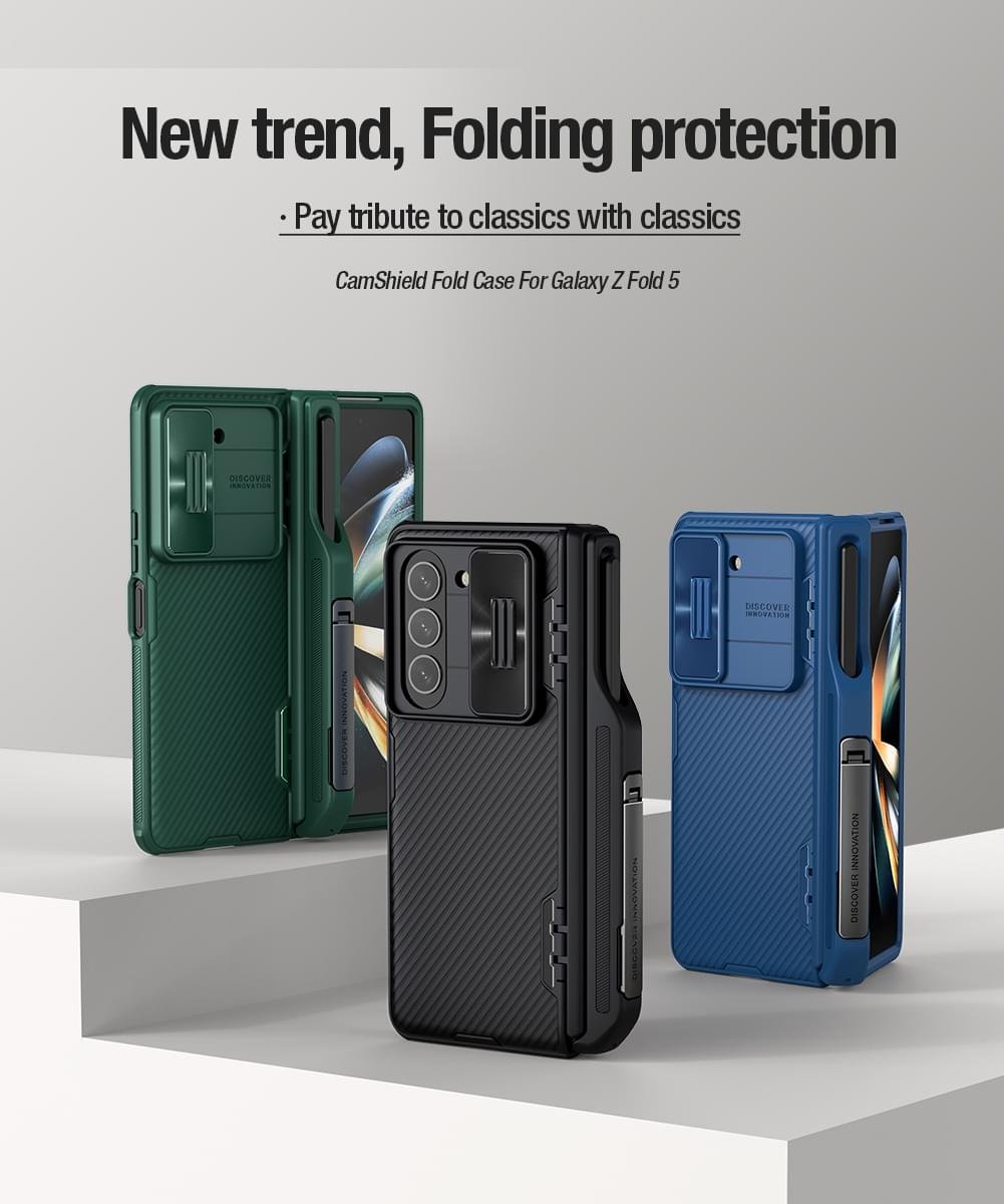 Samsung Galaxy Z Fold 5 Nillkin Camshield Fold Bracket Version Camera protective cover case - Image 2
