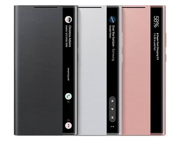 New Design Clearview Smart Case for Samsung Galaxy Note 10/20 Series with Sensor - Image 4