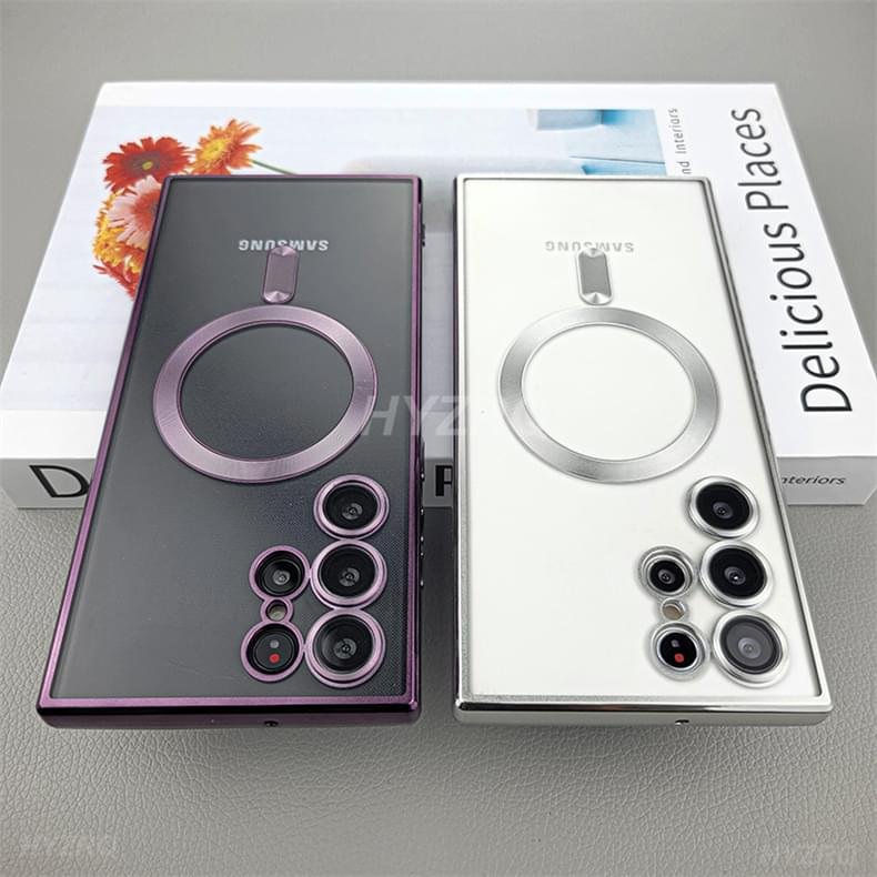 Samsung Galaxy S22 /S23 Ultra Magsafe Case With Built-in Camera Lens Protector - Image 24