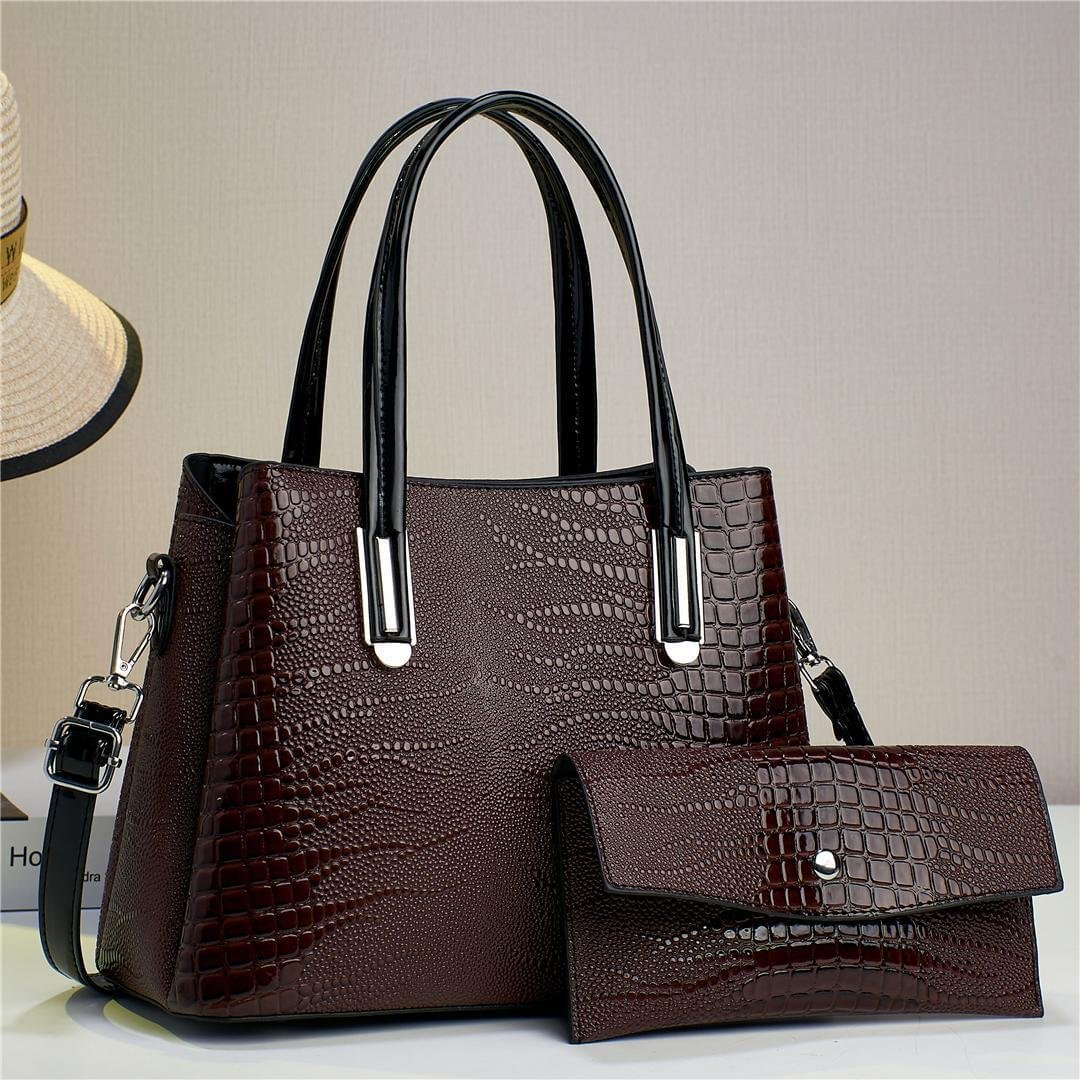 Queen Classic Design 2 in 1 Purse and Crossbody Satchel Shoulder Bag - Image 6