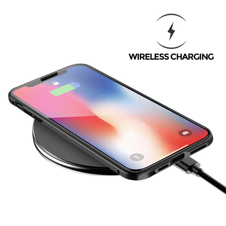 iPhone 13/14/15 Series Magnetic Double Sided Clear Tempered Glass Full Protective Case - Image 12