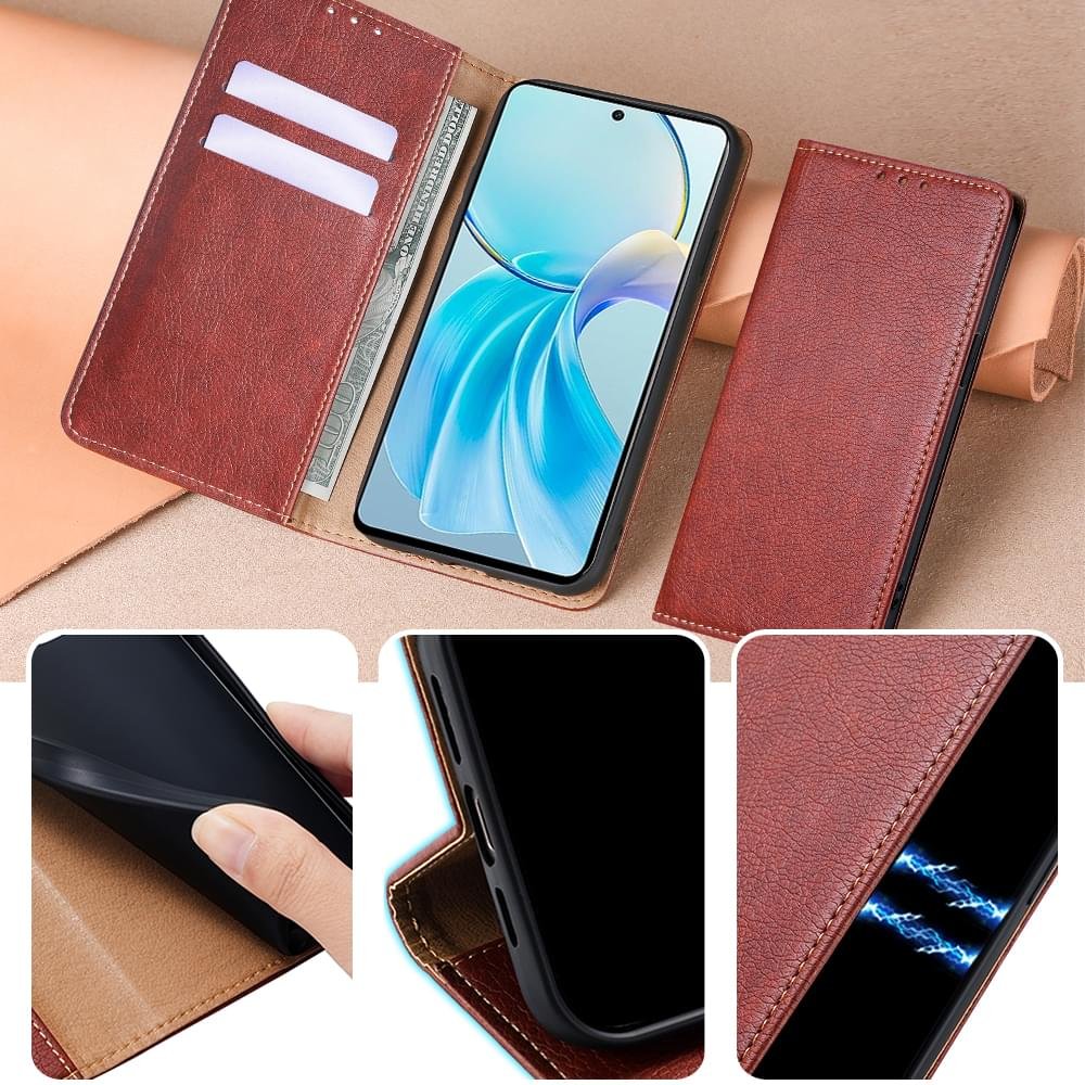 Premium Quality Leather Flip Cases for VIVO V29 and VIVO Y17s Series - Image 6
