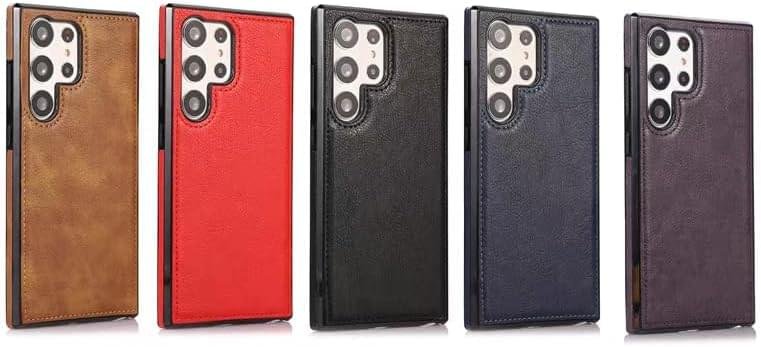 Luxury Premium PU Line Leather Stitching Case Cover For Samsung Galaxy S23 Ultra/S24 Ultra - Image 3