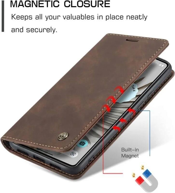 Oppo Reno 11/ Reno 11F/ Reno 11 Pro 5G Series CASEME Premium Quality Leather Flip Cover - Image 10