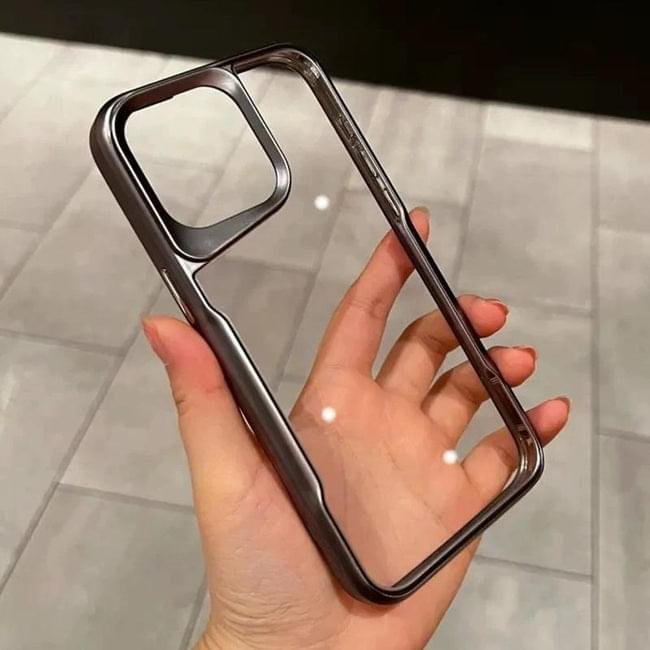 Exquisite Electroplated Acrylic Luxury Shockproof Shell with TPU Soft Frame Phone Case for iPhone Series - Image 18