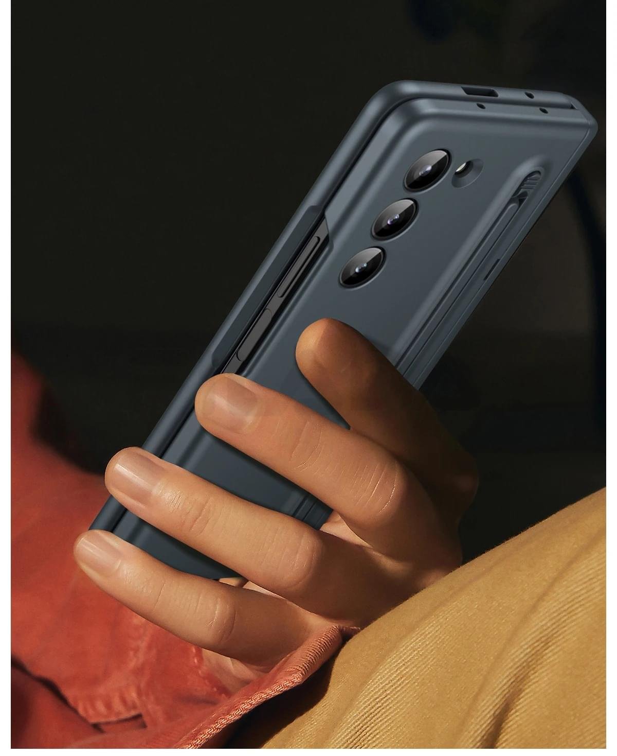 Samsung Galaxy Z Fold 5 & 6 Protective Case with Stylus Holder and Stylus Pen - Image 12