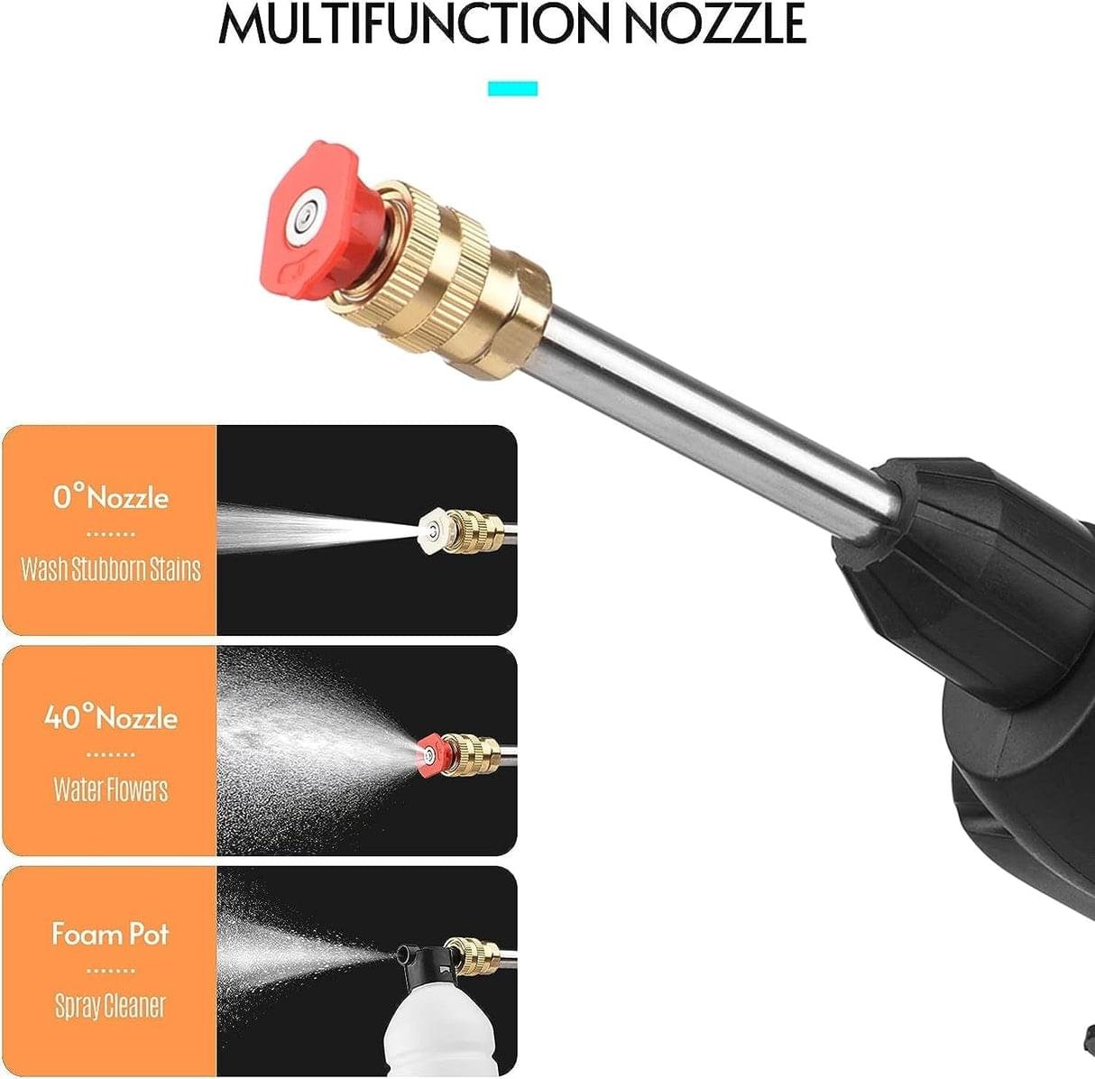 Cordless 48V Electric Car Pressure Washer Power Washer with Accessories - Image 3