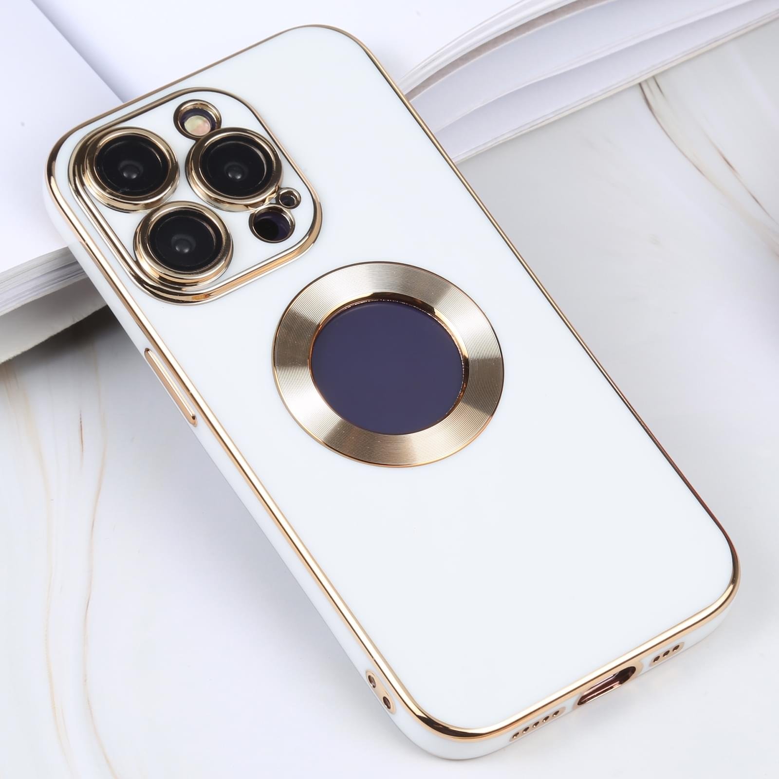 Luxury Soft Gold Electroplated Magsafe Case For iPhone Series - Image 9