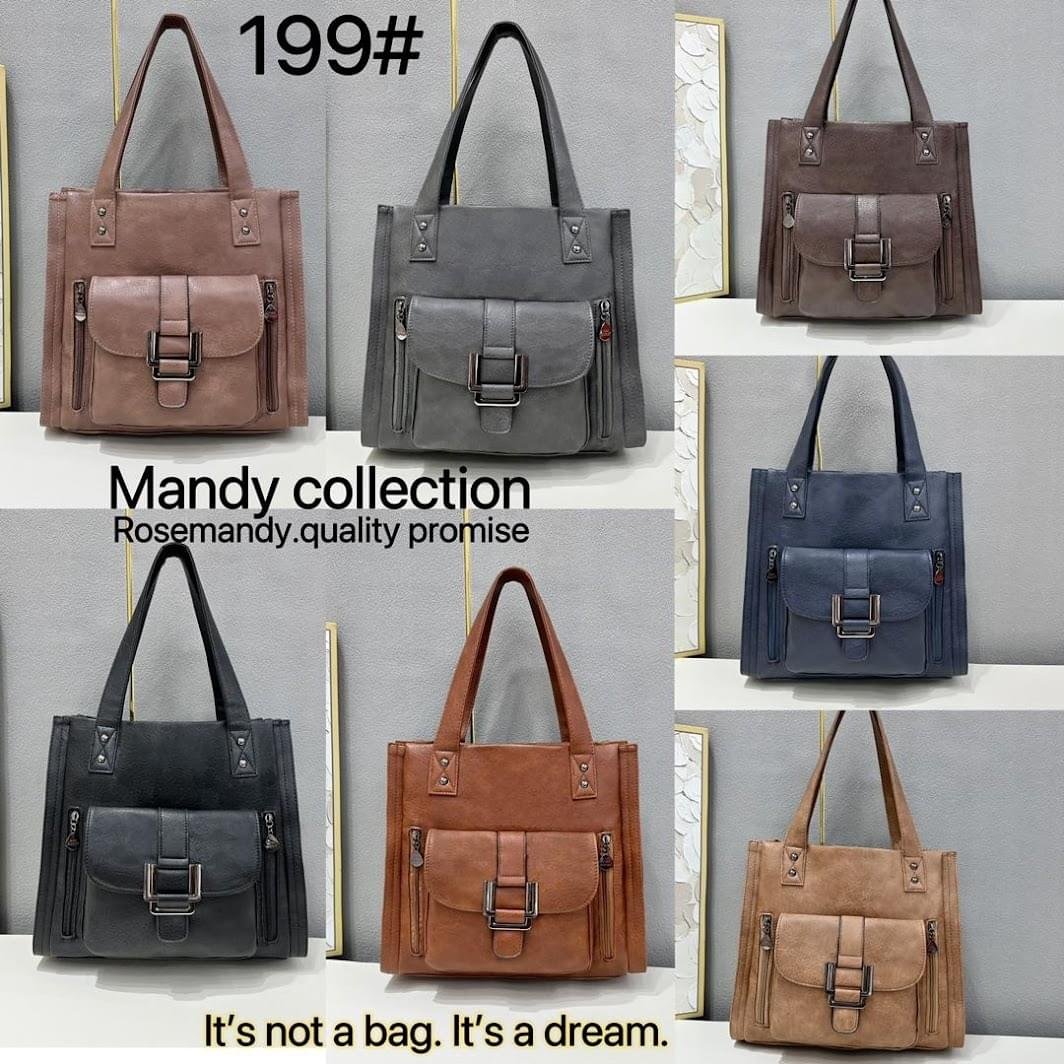 Modern Design Classic Retro Casual Large Capacity Rose Mandy Top Grain Leather Handbag - Image 15