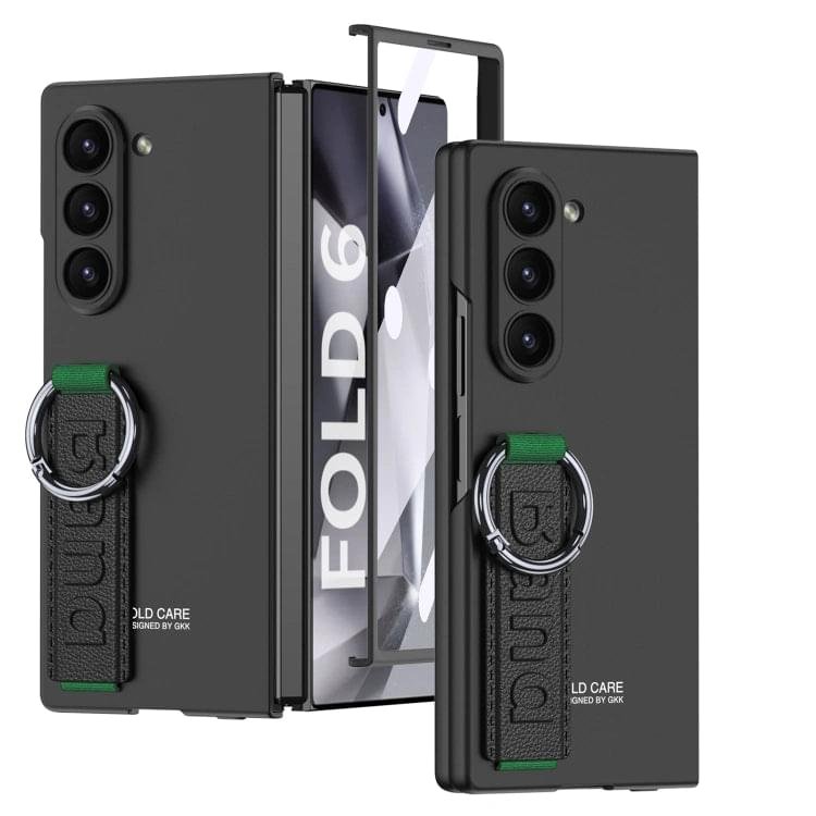 Samsung Galaxy Fold 5/6 Case with Wristrap, Supports Wireless Charging Camera Screen Protector Full Body Shockproof Case - Image 9