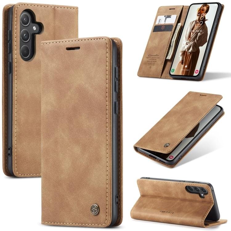 Samsung Galaxy A Series CaseMe Multifunctional Horizontal Flip Leather Phone Case - Image 11