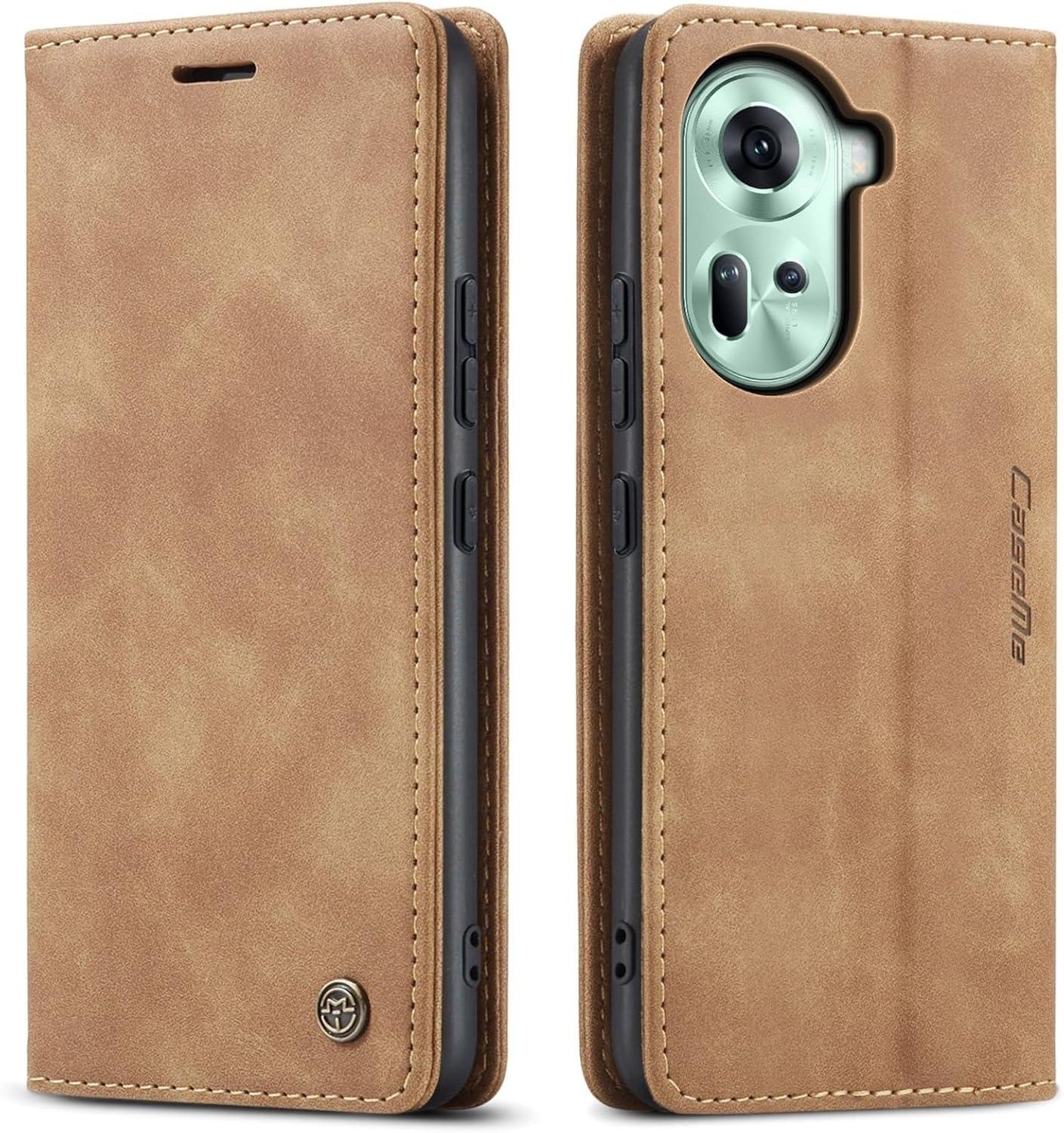 Oppo Reno 11 Pro 5G Series CASEME Premium Quality Leather Flip Cover - Image 19
