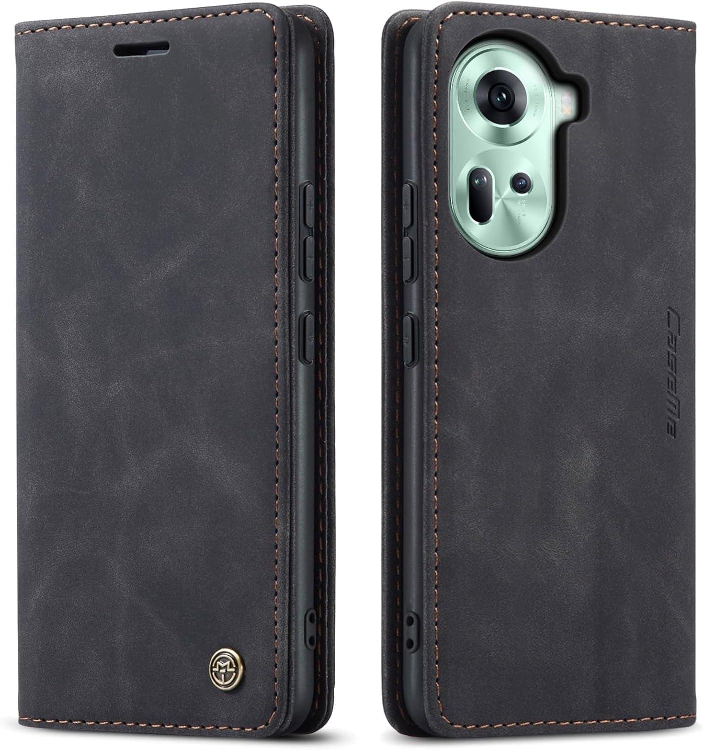Oppo Reno 11 Pro 5G Series CASEME Premium Quality Leather Flip Cover - Image 17