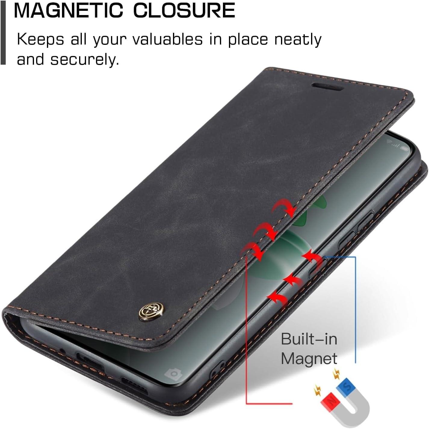 Oppo Reno 11 Pro 5G Series CASEME Premium Quality Leather Flip Cover - Image 15