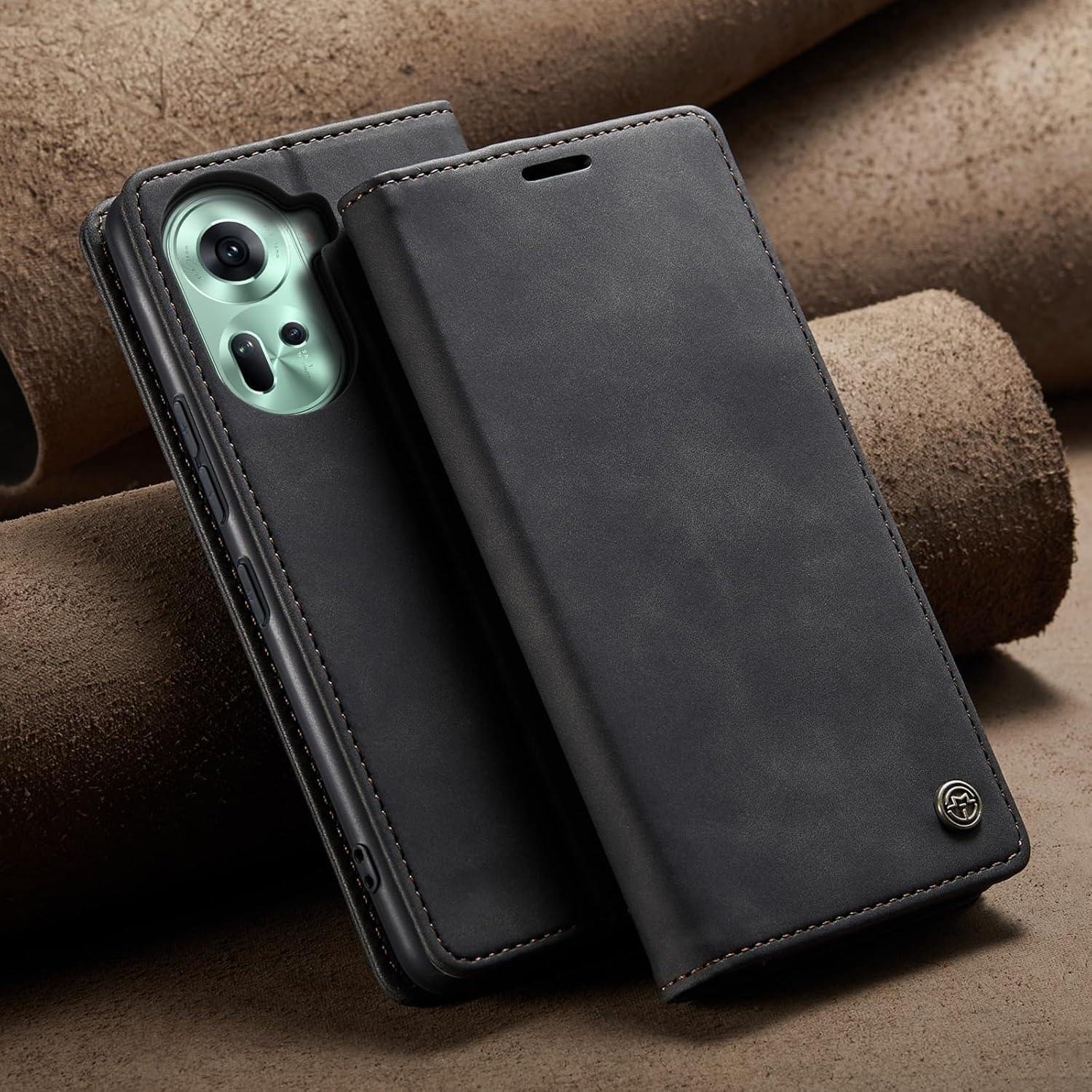 Oppo Reno 11 Pro 5G Series CASEME Premium Quality Leather Flip Cover - Image 13