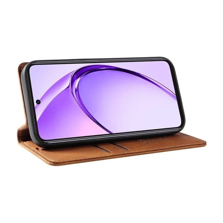 Primeum Quality Fornwenw Leather Flip Cover for OPPO A3/A3x with Kickstand feature, Magnetic Suction - Image 17