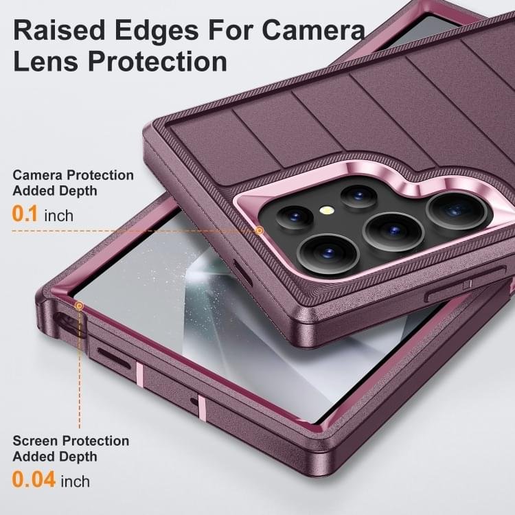 Heavy-Duty Rugged Armor Shockproof Phone Case for Samsung Galaxy S23 Ultra/S24 Ultra Series - Image 9