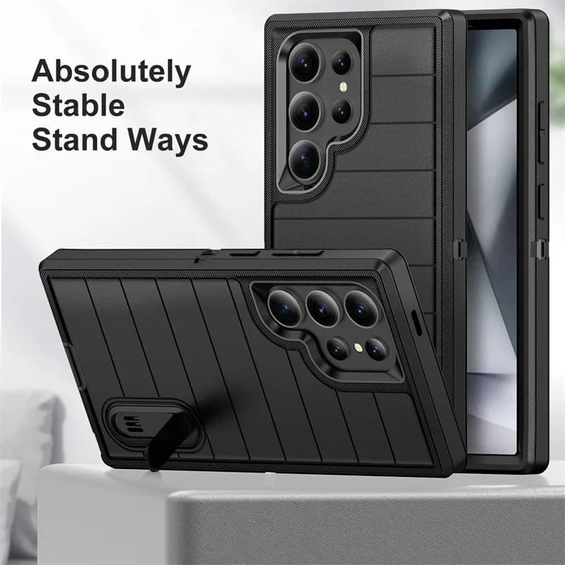 Heavy-Duty Rugged Armor Shockproof Phone Case for Samsung Galaxy S23 Ultra/S24 Ultra Series - Image 6