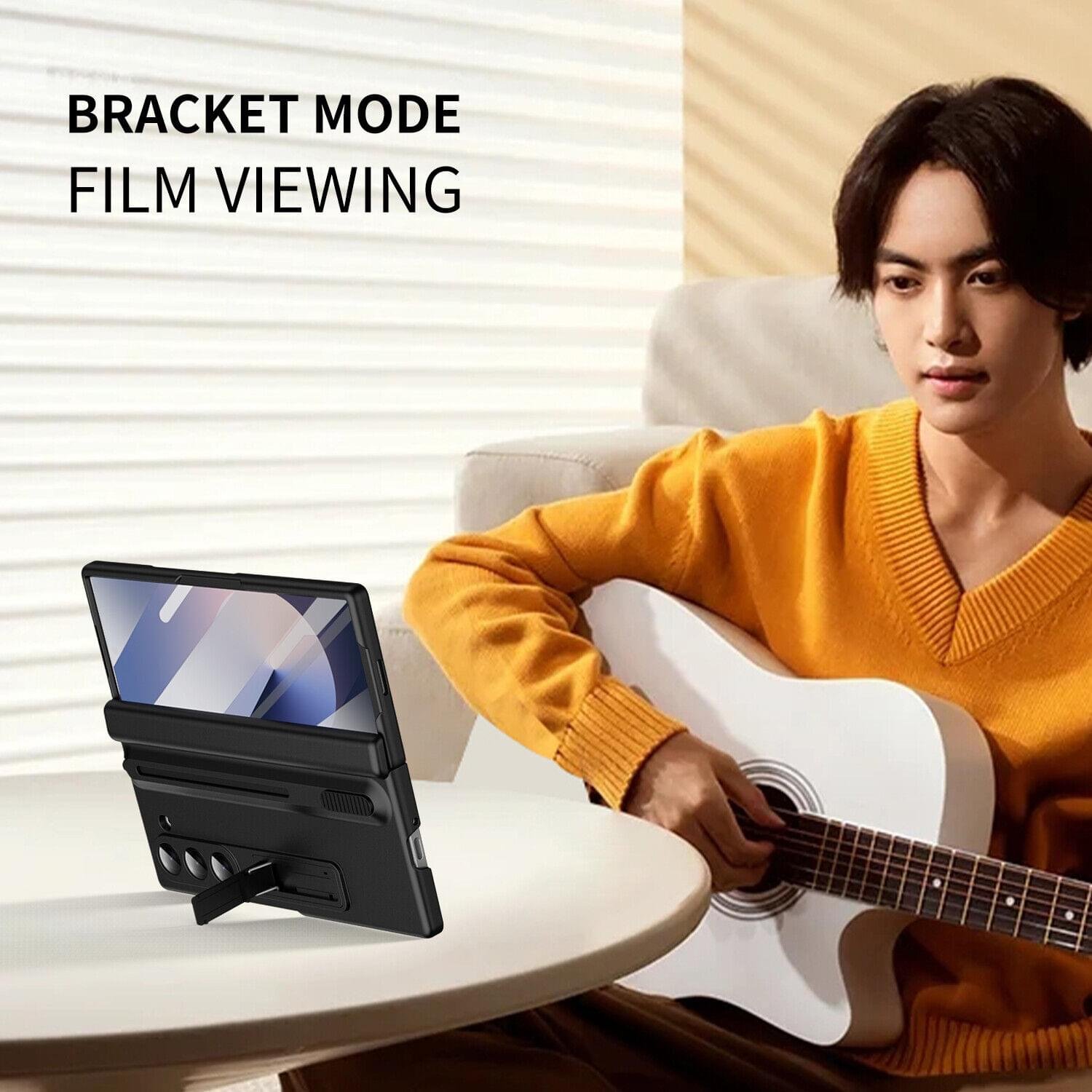 SAMSUNG GALAXY Z FOLD 6/5/4 /3 SCREEN PROTECTOR SHOCKPROOF STAND CASE WITH S PEN - Image 27