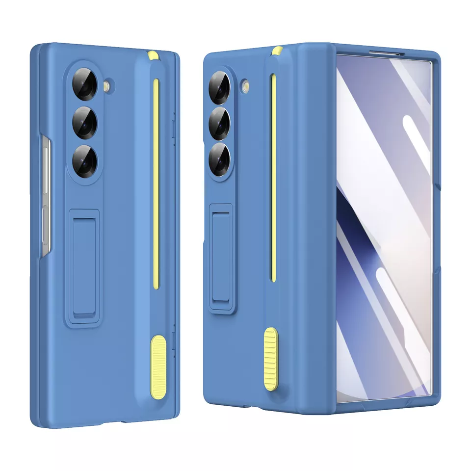 SAMSUNG GALAXY Z FOLD 6/5/4 /3 SCREEN PROTECTOR SHOCKPROOF STAND CASE WITH S PEN