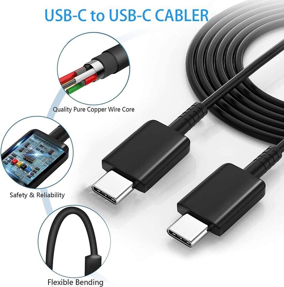 Original Samsung 45W USB Type C To C Super Fast Charger Adapter - Image 11