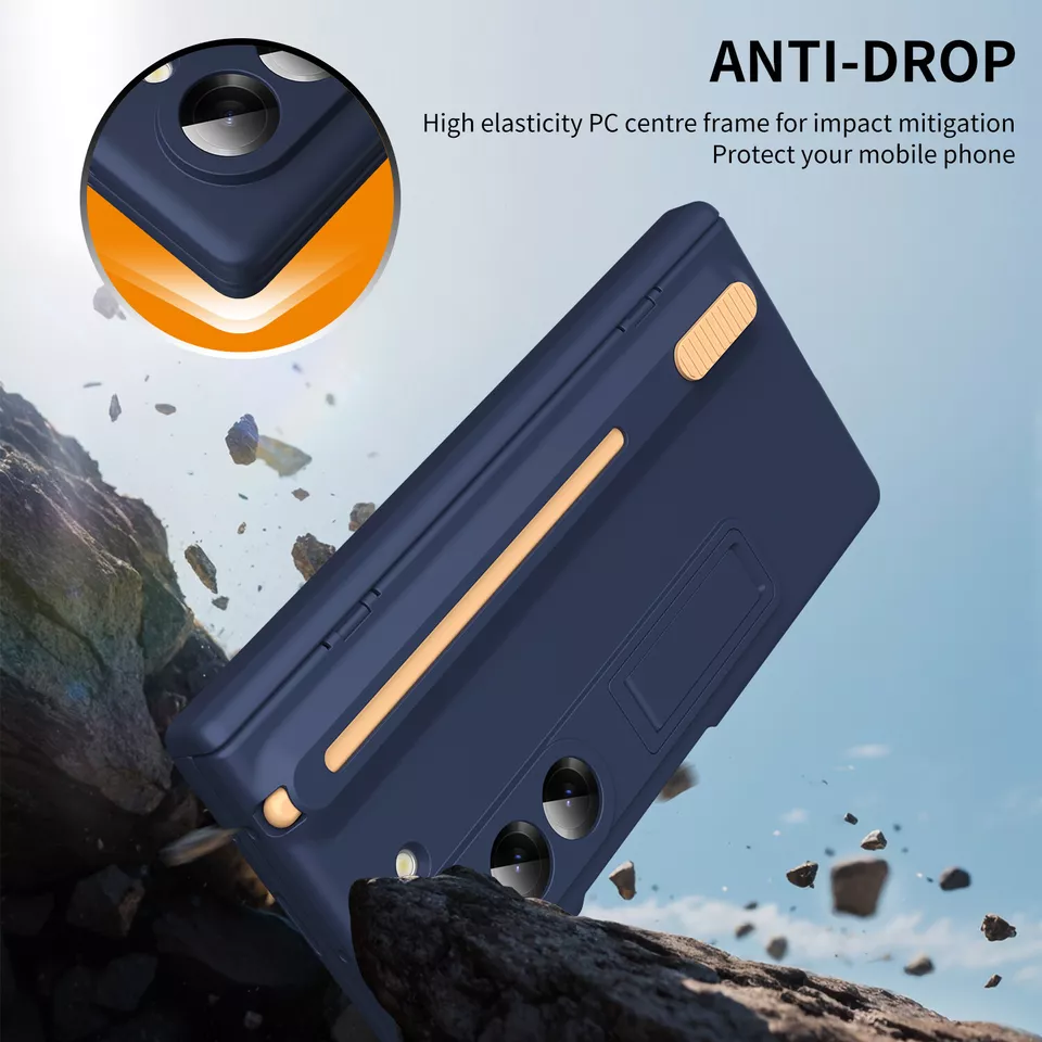 SAMSUNG GALAXY Z FOLD 6/5/4 /3 SCREEN PROTECTOR SHOCKPROOF STAND CASE WITH S PEN - Image 5