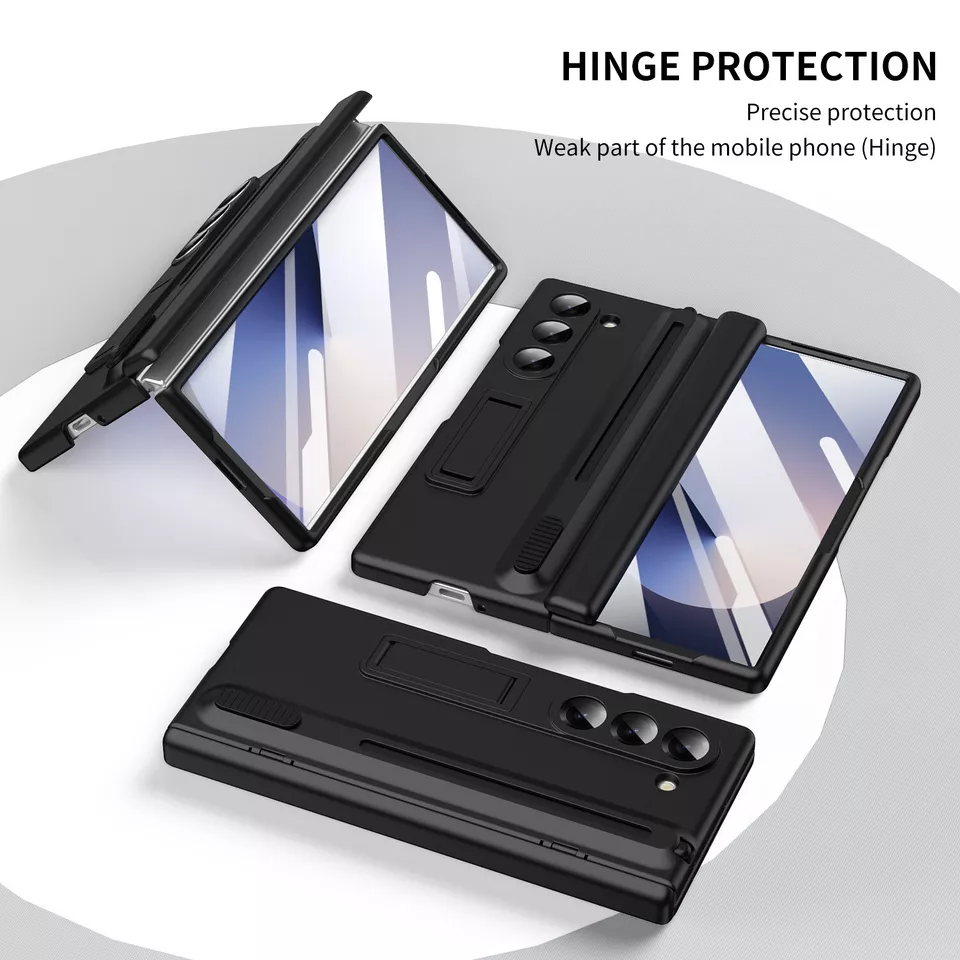 SAMSUNG GALAXY Z FOLD 6/5/4 /3 SCREEN PROTECTOR SHOCKPROOF STAND CASE WITH S PEN - Image 6
