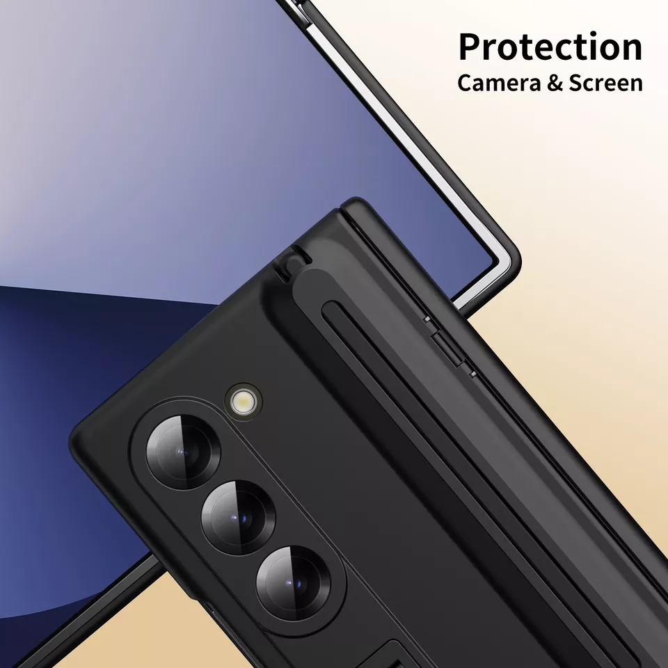 SAMSUNG GALAXY Z FOLD 6/5/4 /3 SCREEN PROTECTOR SHOCKPROOF STAND CASE WITH S PEN - Image 12