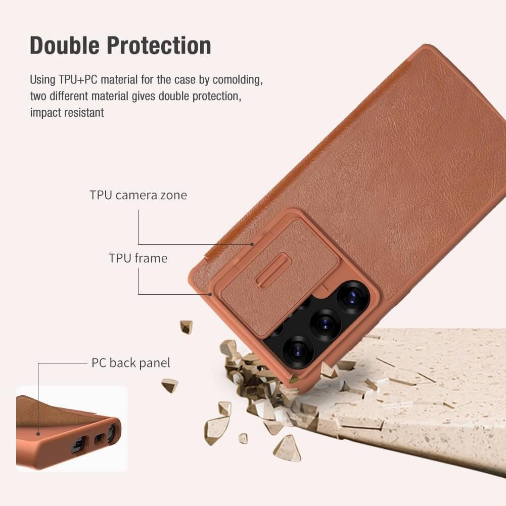 Nillkin Qin Pro Leather Case for Samsung Galaxy S25 Ultra - Image 12