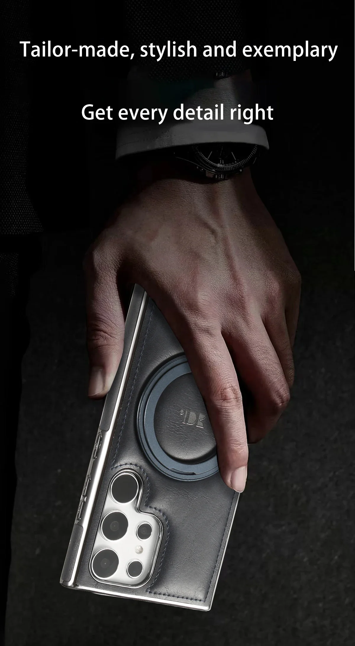 Fun Casery Magnetic Kickstand Shockproof Leather Case for SAMSUNG GALAXY S25/S24 ULTRA SERIES - Image 13