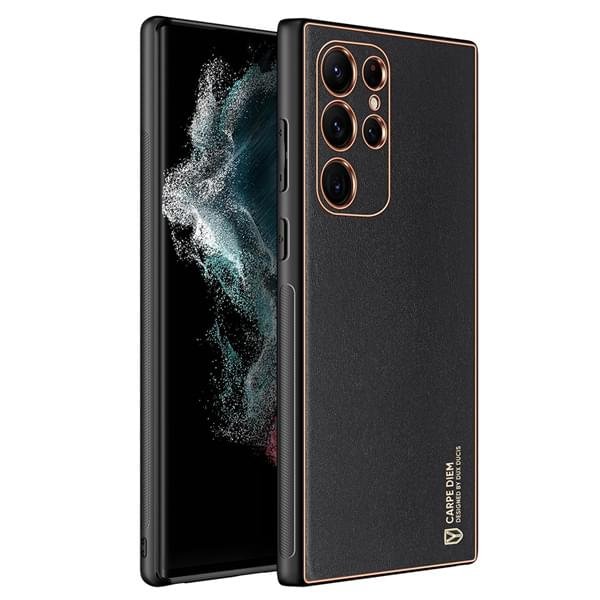 DUX DUCIS YOLO Series Case Luxury Protecting Back Cover Leather Pattern For Samsung Galaxy S23 Ultra - Image 17