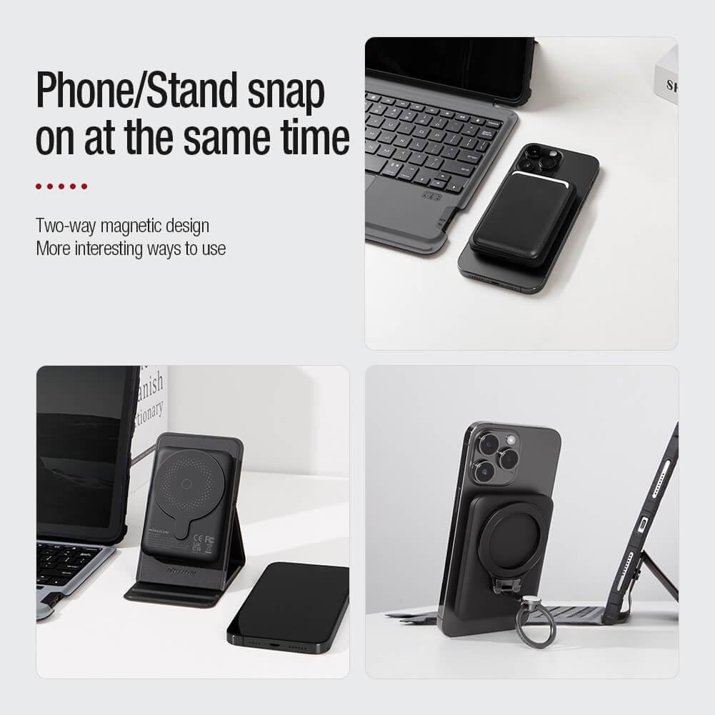 NILLKIN Magnetic 5000mAh 15W Portable Wireless  Battery Pack Powerbank - Image 14