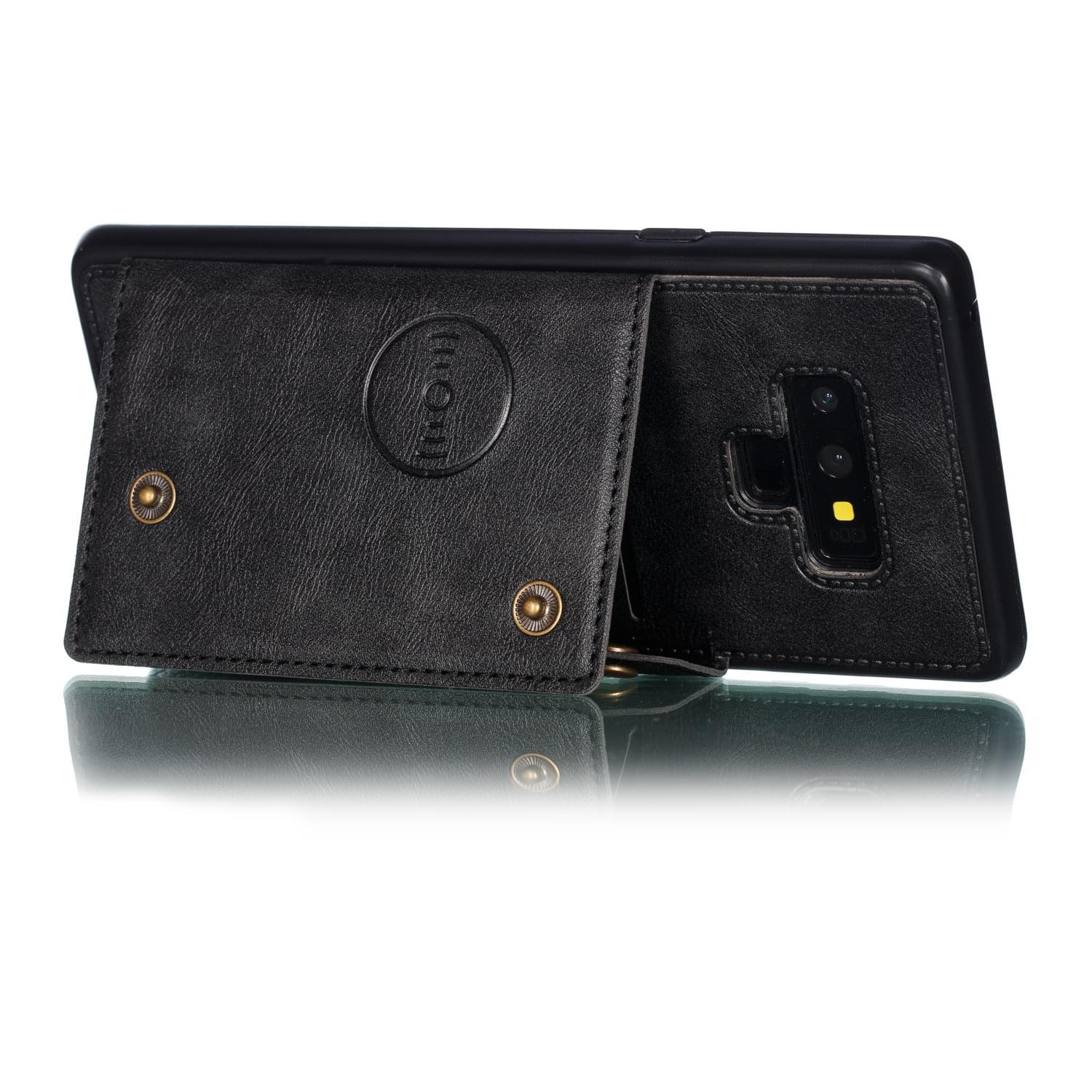 Samsung Note 9 Luxury Leather Wallet Back Cover Case - Image 14