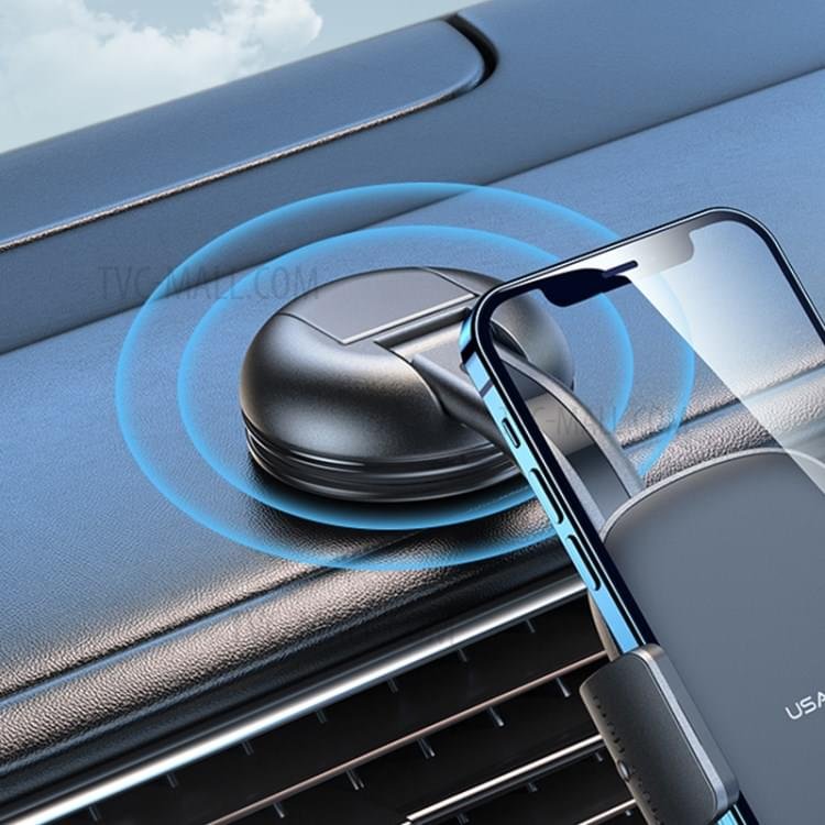 USAMS US-ZJ063 Car Dashboard Windshield Suction Cup Mobile Phone Holder Rotatable Bracket - Image 10