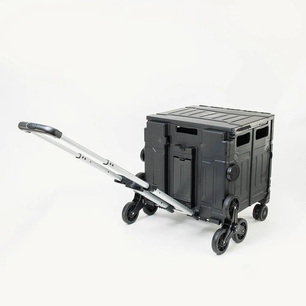Luxury Premium Portable foldable shopping trolley  with wheels - Image 2
