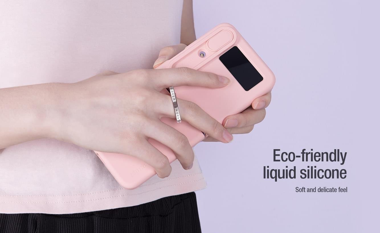 NILLKIN CamShield Silky Silicone Camera Protection Case for Samsung Galaxy Z Series - Image 9