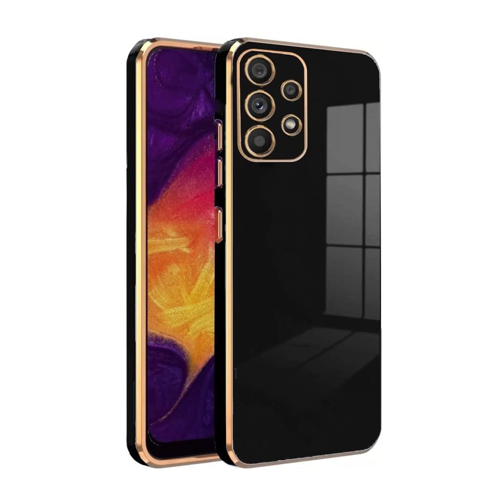 Luxury Premium Electroplated Gold Plated Case Cover and 3D Glass Protector For Samsung Galaxy A53/A73