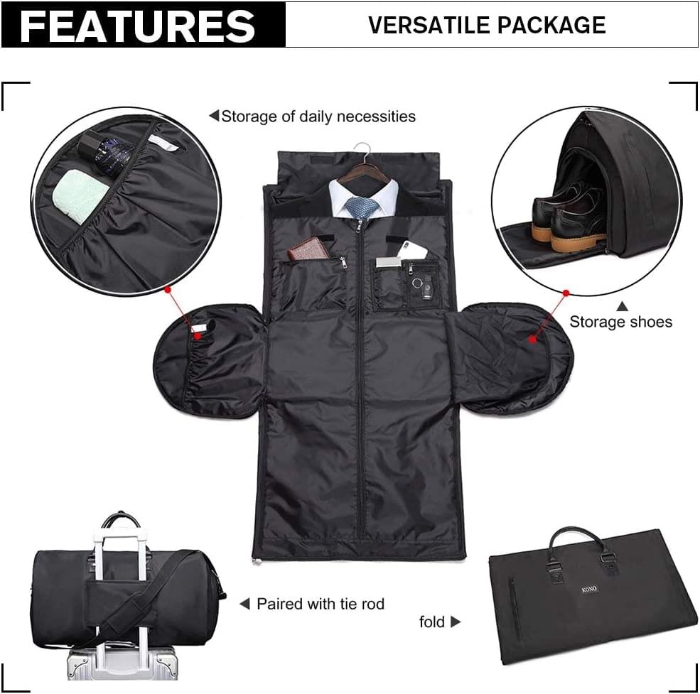 Duffle Trip Waterproof Business Multifunction Portable Travel Storage Suits Shoulder Bag - Image 14