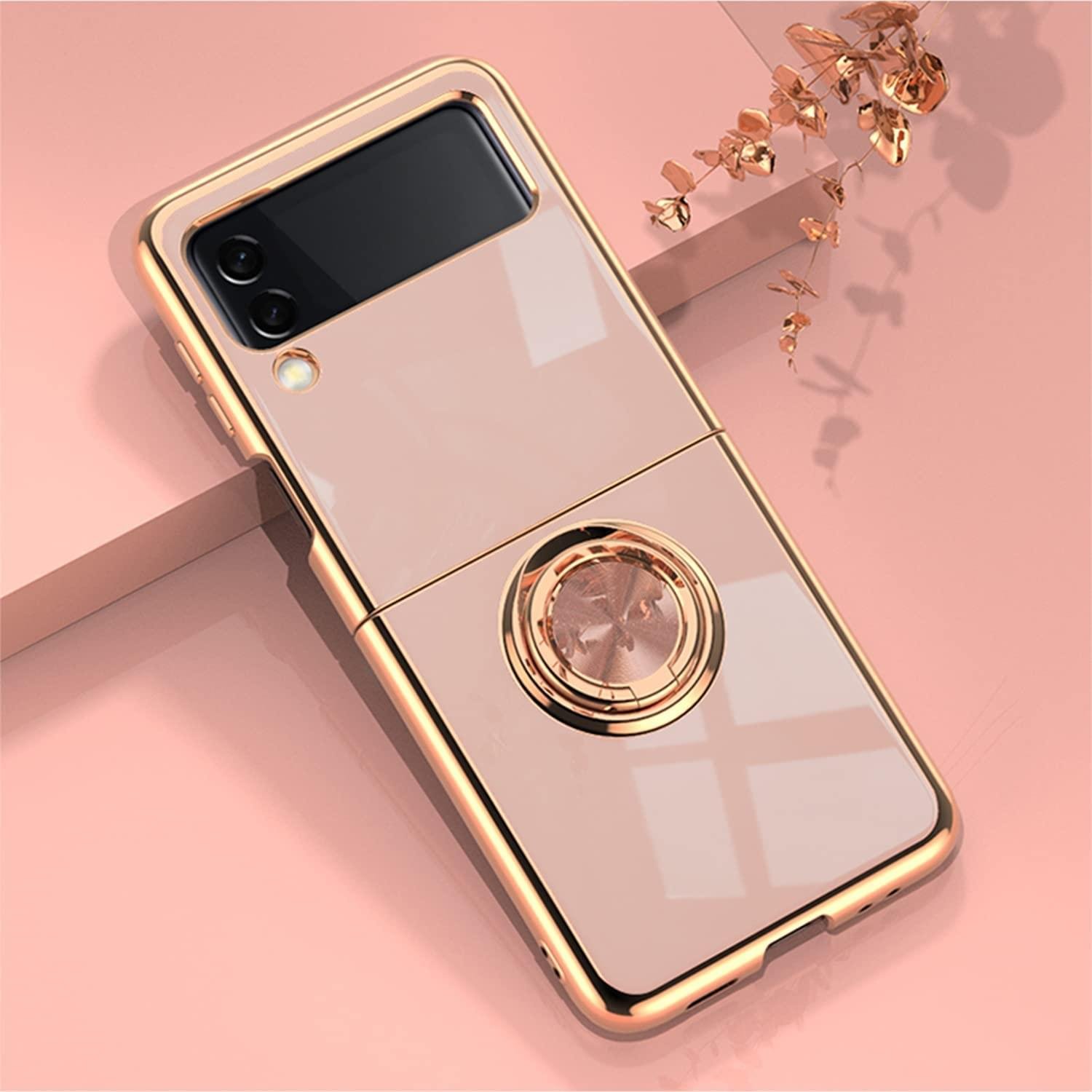 Luxury Premium Electroplated Finger Ring Case For Samsung Galaxy Z Flip Series - Image 17