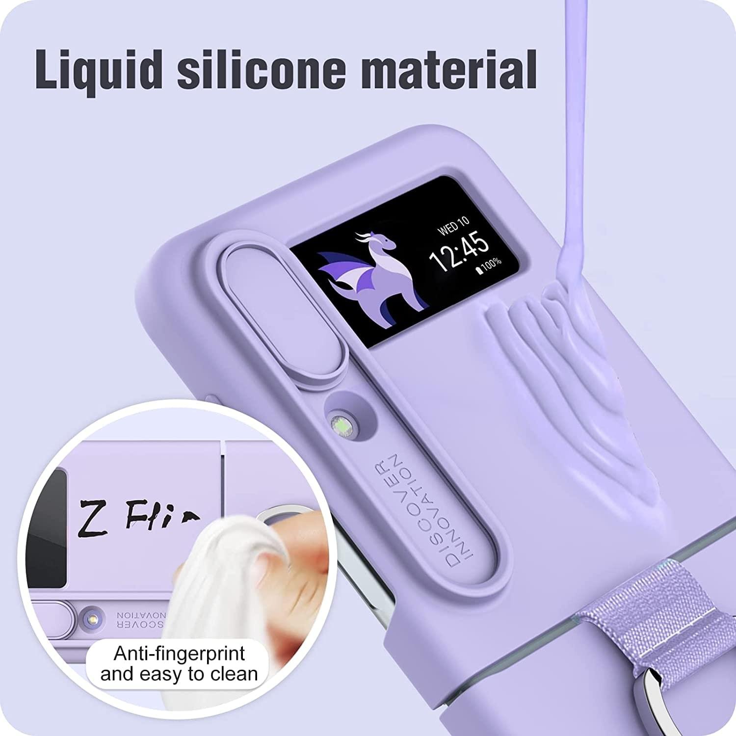 NILLKIN CamShield Silky Silicone Camera Protection Case for Samsung Galaxy Z Series - Image 29