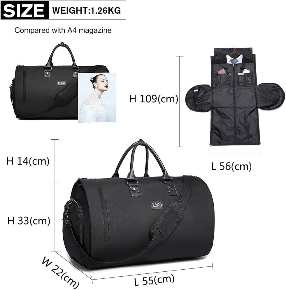 Duffle Trip Waterproof Business Multifunction Portable Travel Storage Suits Shoulder Bag - Image 23